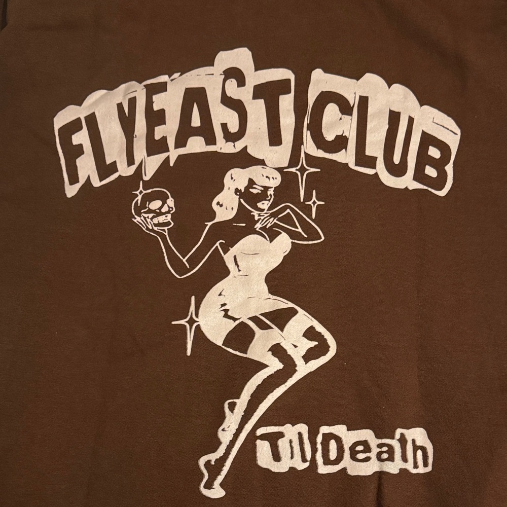 Brown Graphic Hoodie